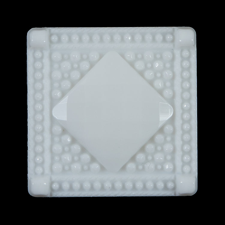 template--25130090922057__main-White Square Bevel Cut Button - 50L/32mm