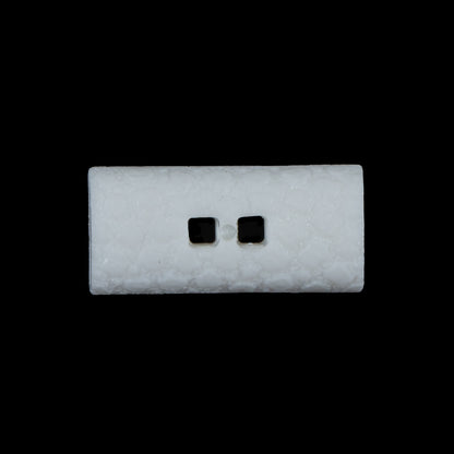 White Plastic Toggle - 40L/25.5mm