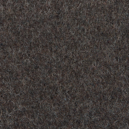 Heathered Turkish Coffee Felted Wool Coating - Detail