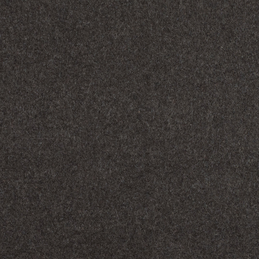 Heathered Turkish Coffee Felted Wool Coating