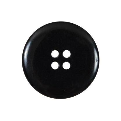 Black 4-Hole Plastic Button - 40L/25.5mm Detail