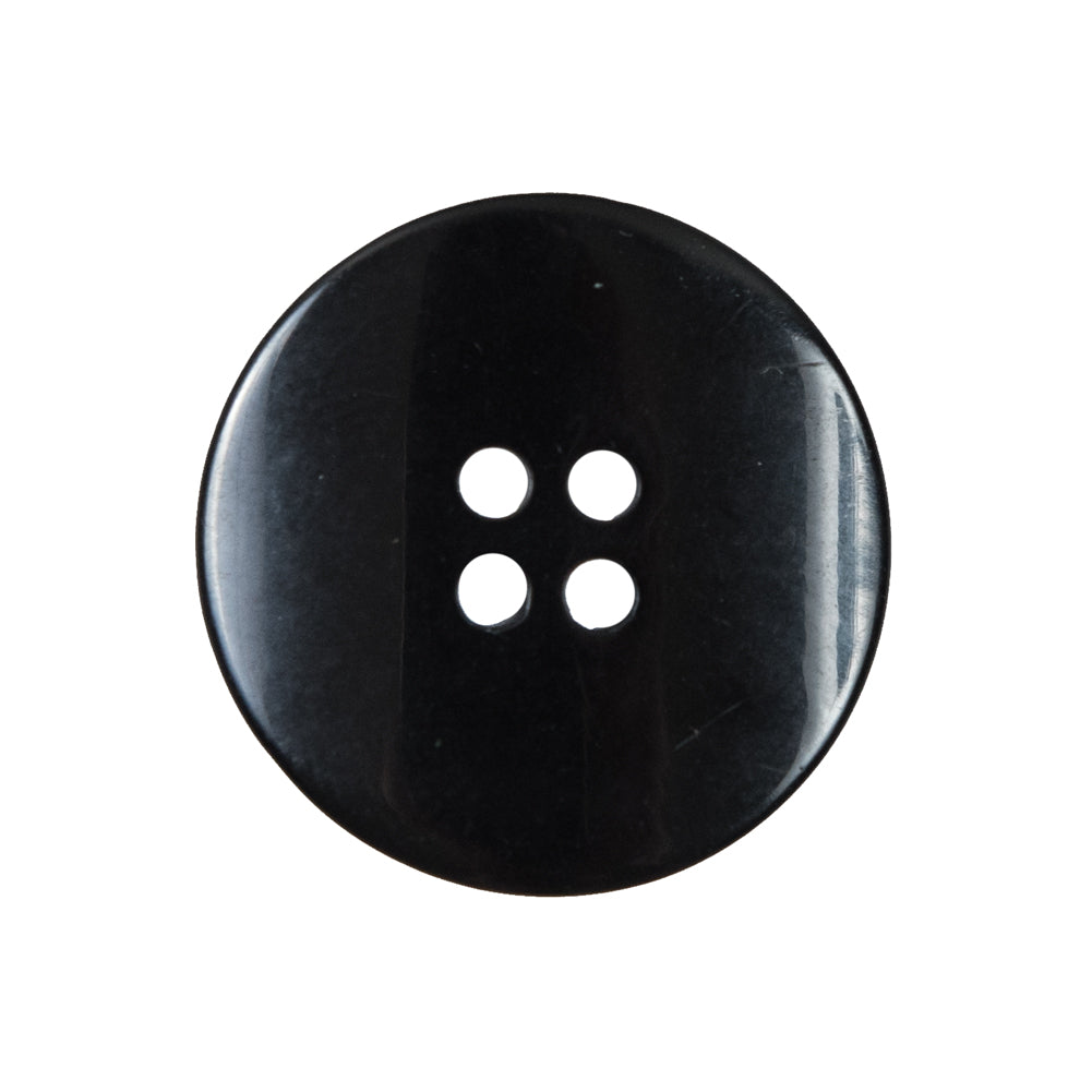 Black 4-Hole Plastic Button - 40L/25.5mm