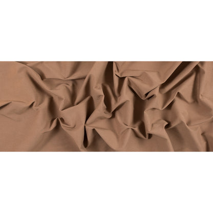 Light Brown Stretch Rayon Twill Full