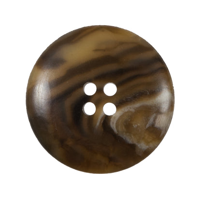 Brown 4-Hole Plastic Button - 45L/28mm Detail