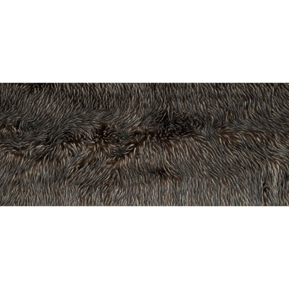 Cub Brown and Winter White Spotted Thick Faux Fur - Full