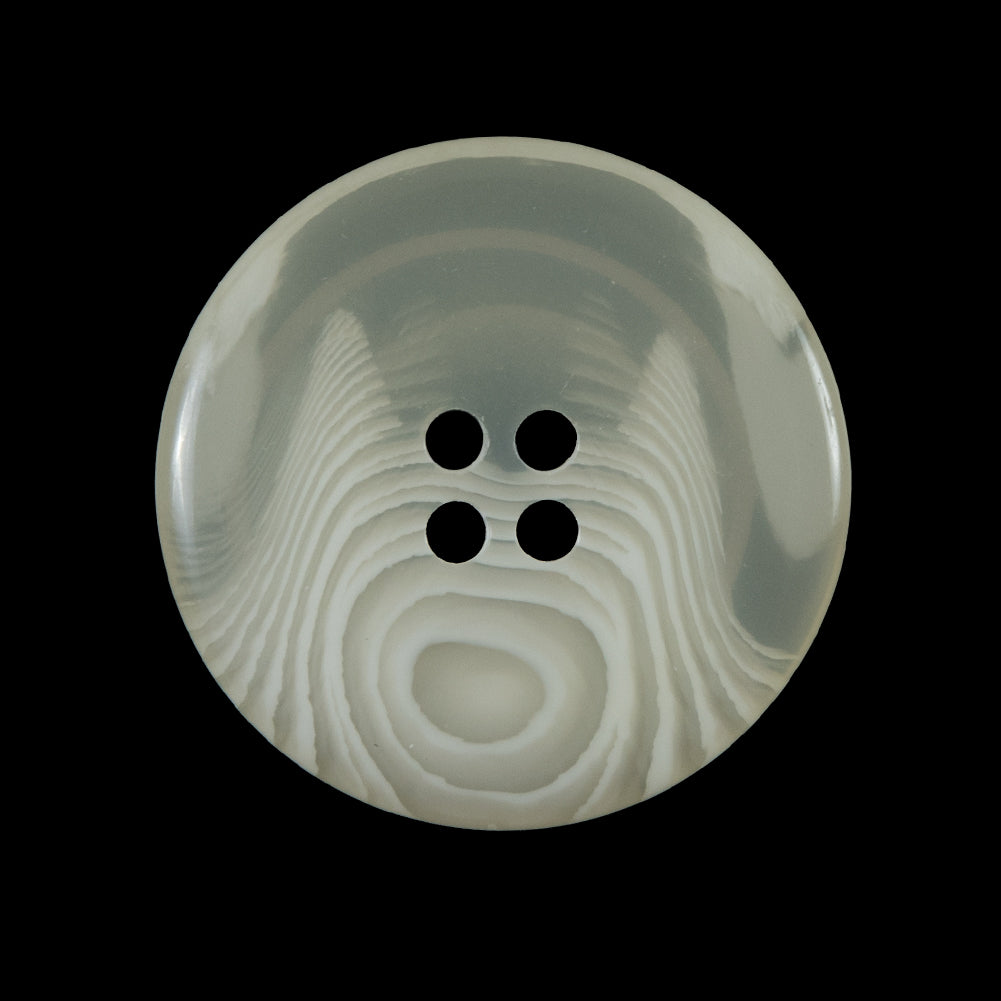 Yellow Translucent Plastic Button - 45L/28mm - Detail