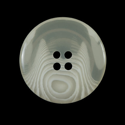 Yellow Translucent Plastic Button - 45L/28mm - Detail