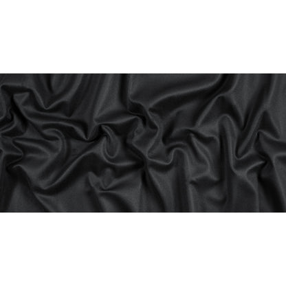 Italian Black Virginwool Coating - Full