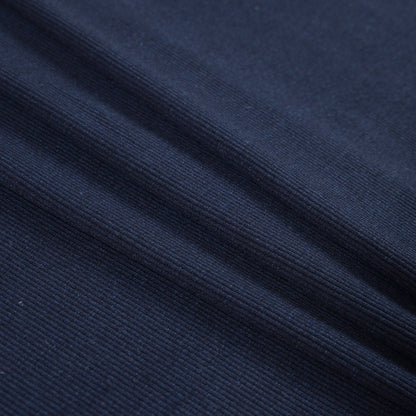 Theory Navy Cotton Rib Knit - Folded