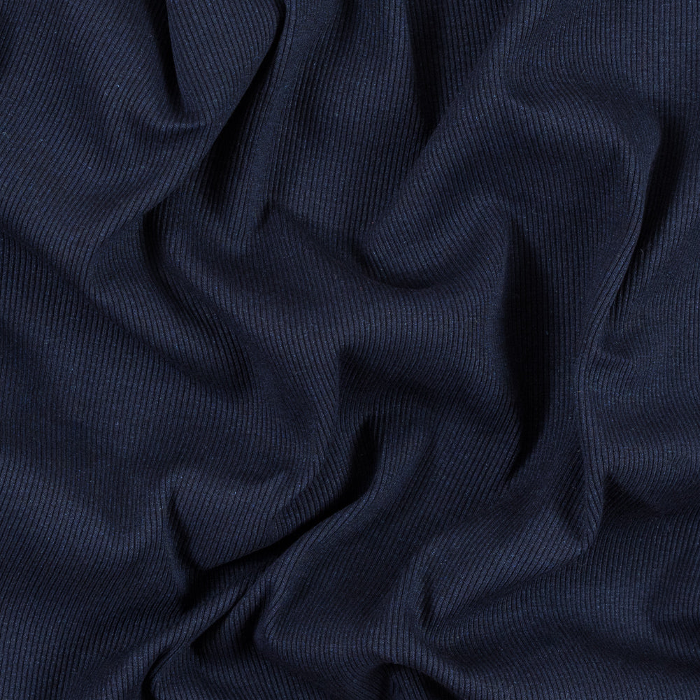 Theory Navy Cotton Rib Knit