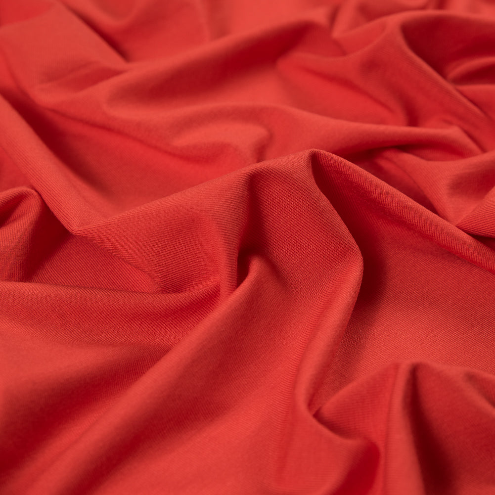 Stretch Bamboo Jersey - Orange - Willow Collection