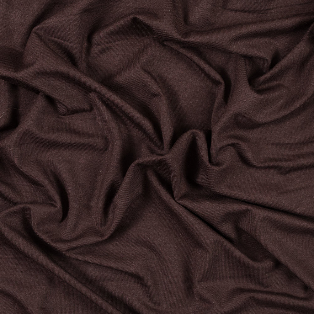 Stretch Bamboo Jersey - Brown - Willow Collection