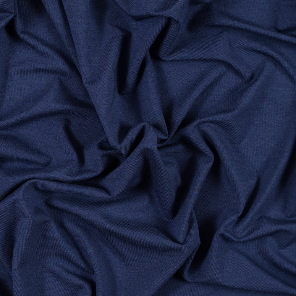 Stretch Bamboo Jersey - Blue - Willow Collection