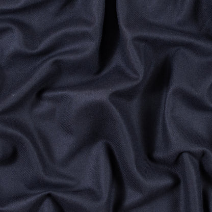 Dark Navy Ultra Soft Wool Twill