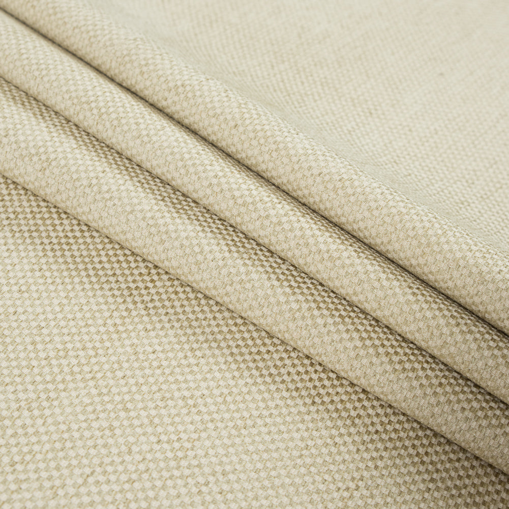 Frozen Dew and Green Haze Basketwoven Chenille Mix - Folded