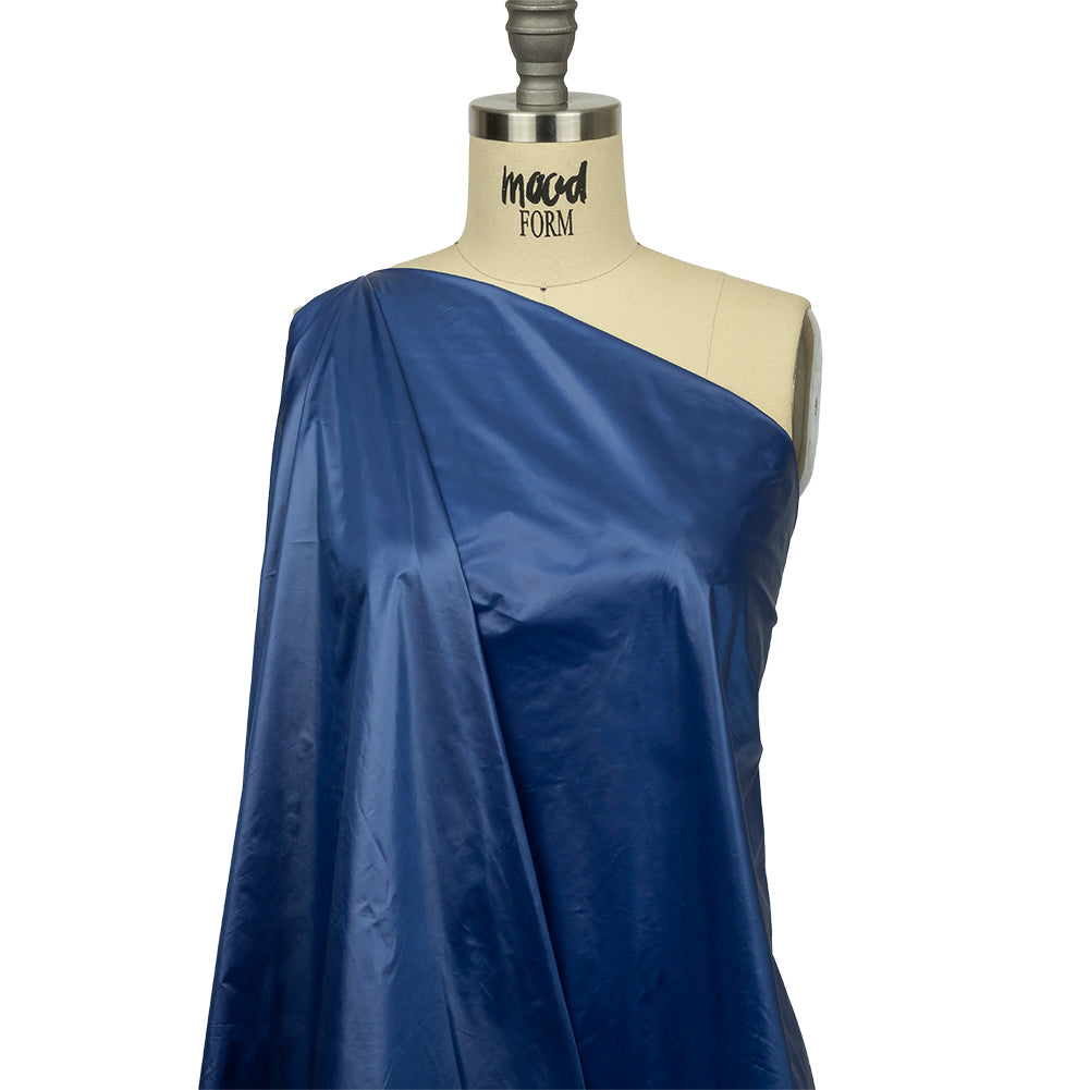 Classic Blue Nylon with P/D Cire Finishing - 20D*20D Detail