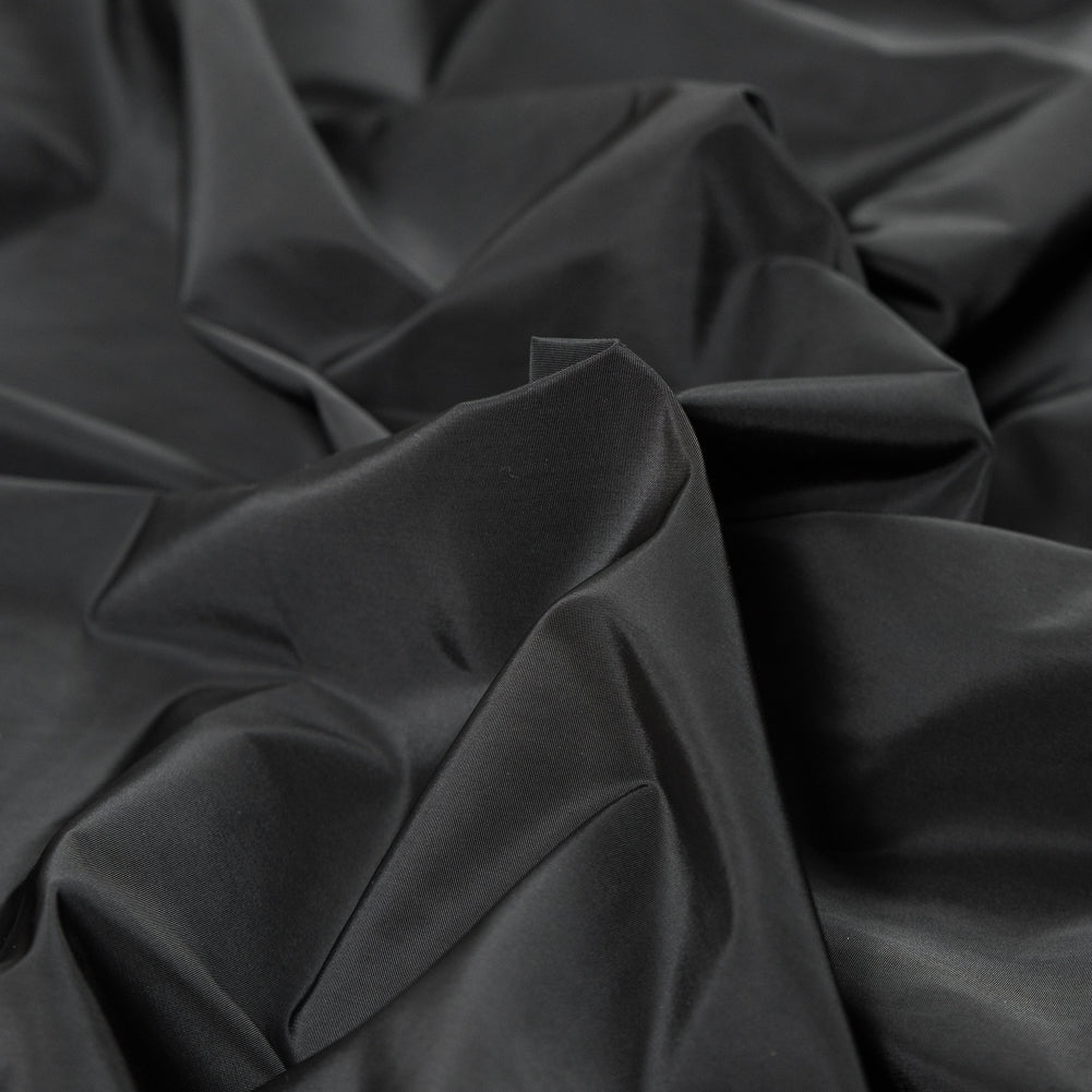 Black Wind Resistant Polyester with P/D Finishing - 75D*75D - Full
