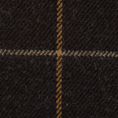 Demitasse Windowpane Check Wool Twill - Full
