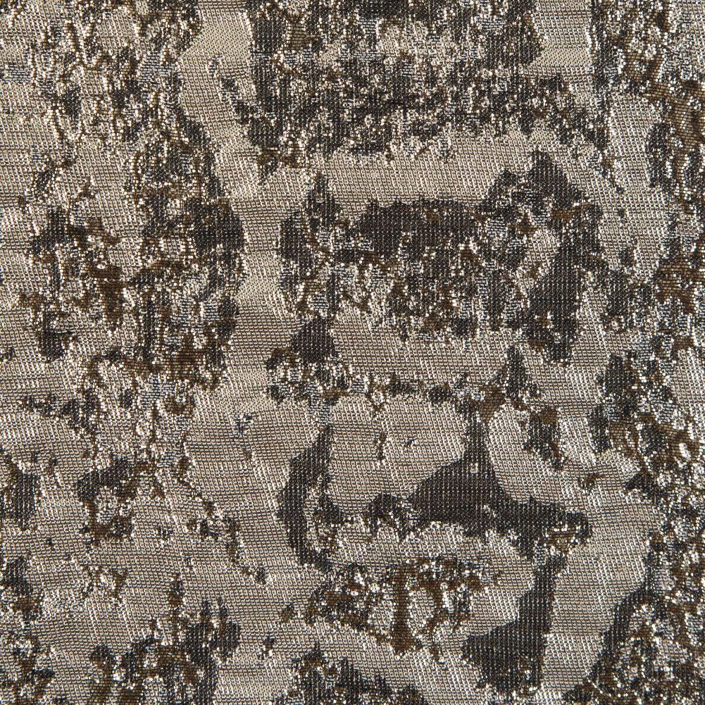 Metallic Gold Abstract Brocade Detail