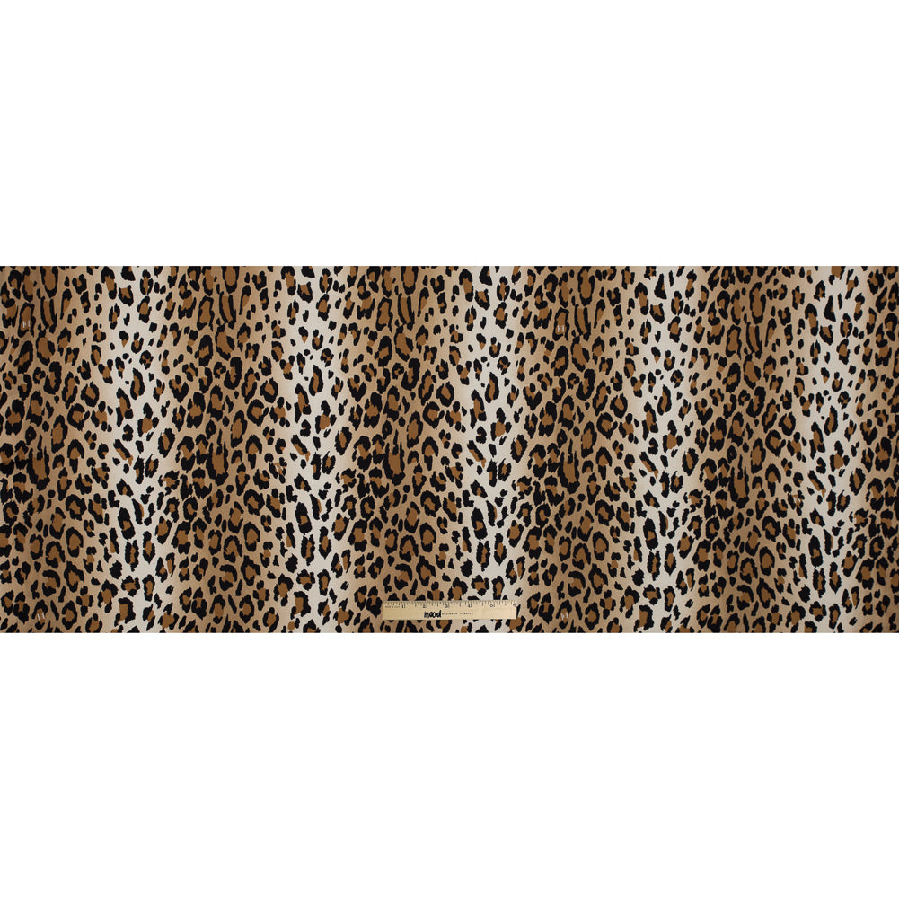 Carolina Herrera Leopard Printed Stretch Silk Twill Full