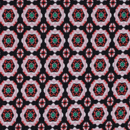 Famous NYC Designer Orchid Pink Medallion Wool Knit