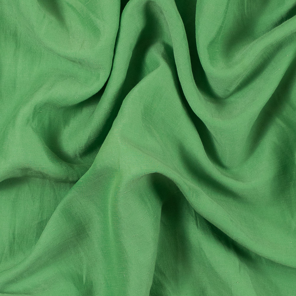 Green Flash Blended Imitation Shantung