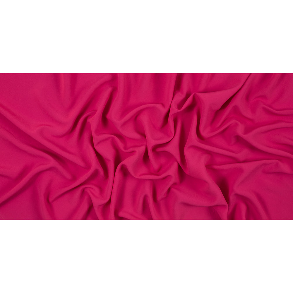 Famous NYC Designer Bright Rose Crepe Full