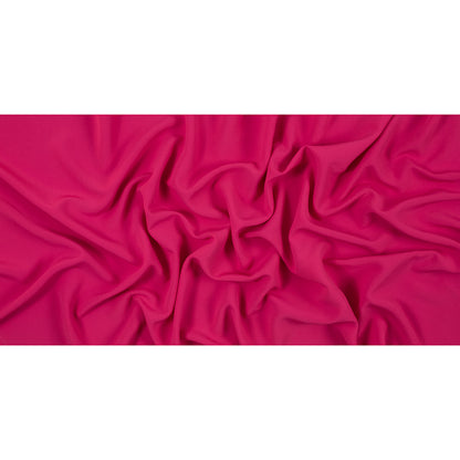 Famous NYC Designer Bright Rose Crepe Full