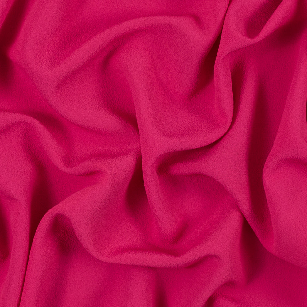 Famous NYC Designer Bright Rose Crepe
