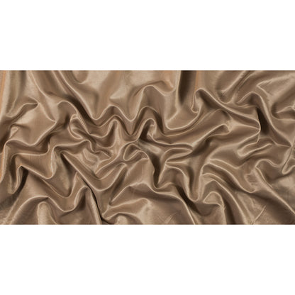 Warm Sand Rayon Twill with Shantung-Like Slubs Full