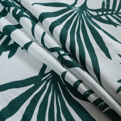 Bayberry Green Hawaiian Printed Rayon Crepe Folded