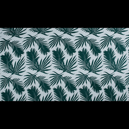 Bayberry Green Hawaiian Printed Rayon Crepe Full