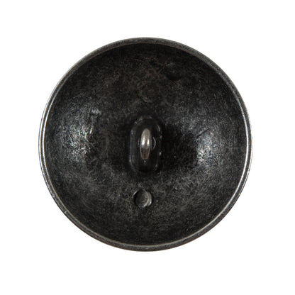 Silver Coat of Arms Crest Metal Shank Back Button - 44L/28mm Detail