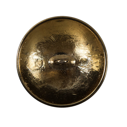 Gold Double Lion Crest Metal Button - 45L/28mm - Detail