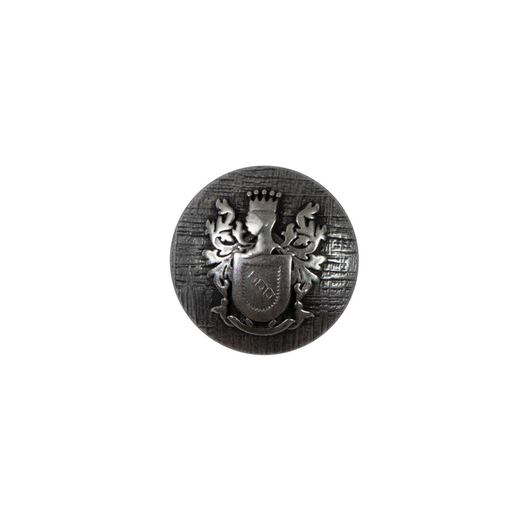 template--25130090922057__main-Silver Coat of Arms Crest Metal Button - 24L/15mm