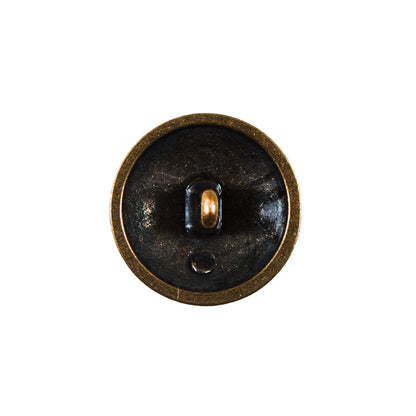 Antique Gold Coat of Arms Crest Metal Button - 32L/20mm - Detail