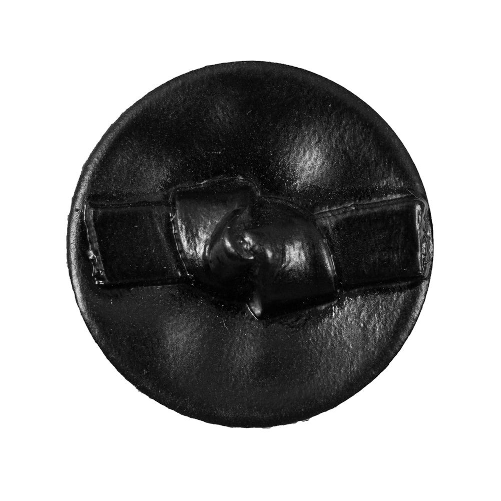 Black Knotted Plastic Button - 45L/29mm