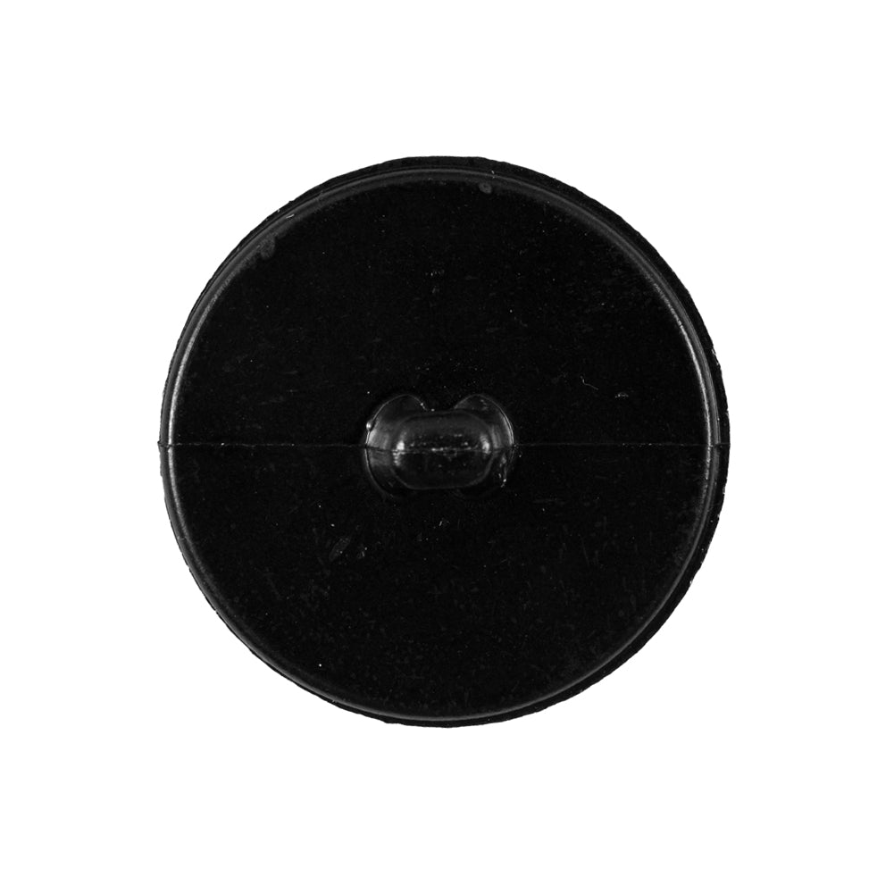 Black Knotted Plastic Button - 40L/25.5mm Detail