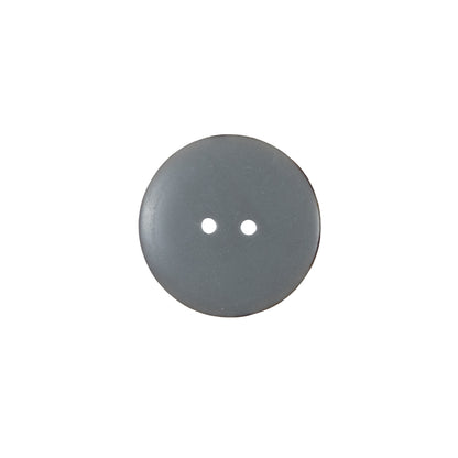 Gray 2-Hole Plastic Button - 22L/14mm - Detail
