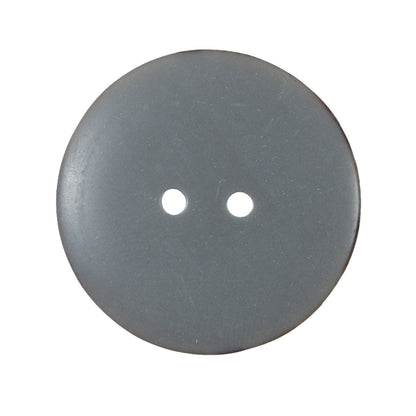 Gray 2-Hole Plastic Button - 44L/28mm Detail