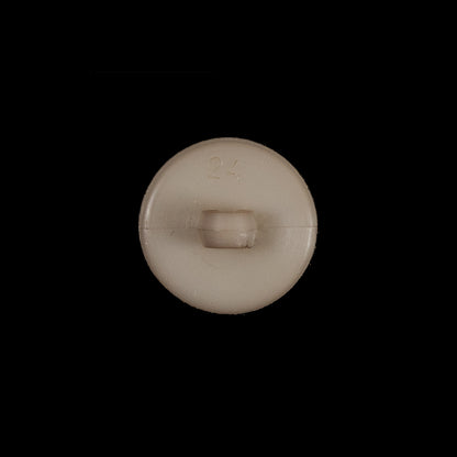 Ivory Cream Textured Floral Shank-Back Button - 24L/15mm Detail