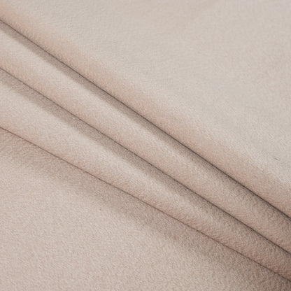 Italian Novelle Peach Cashmere Blended Wool Coating - Folded