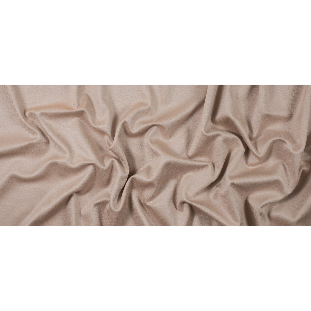 Italian Novelle Peach Cashmere Blended Wool Coating - Full