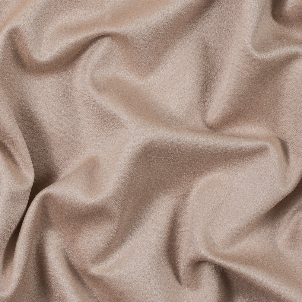 Italian Novelle Peach Cashmere Blended Wool Coating