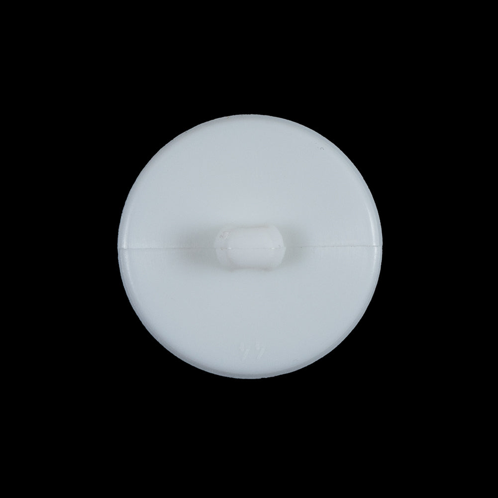 White 3-Dimensional Dotted Shank-Back Button - 36L/23mm Detail
