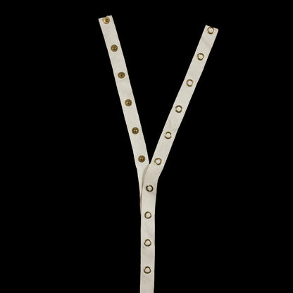 Natural and Gold Snap Tape - 0.75"