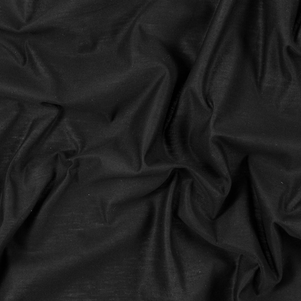 Black Sheer Rayon Jersey