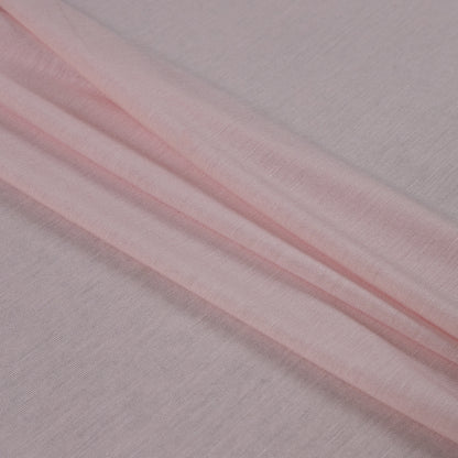 Pearl Blush Sheer Rayon Jersey Folded