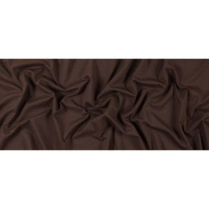 Brown Stretch Rayon Double Knit Folded