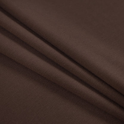 Brown Stretch Rayon Double Knit Detail